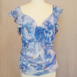 Silk Chiffon top by Diane Von Furstenburg.